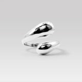 Aqua Silver Ring