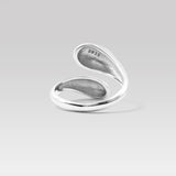 Aqua-Silberring