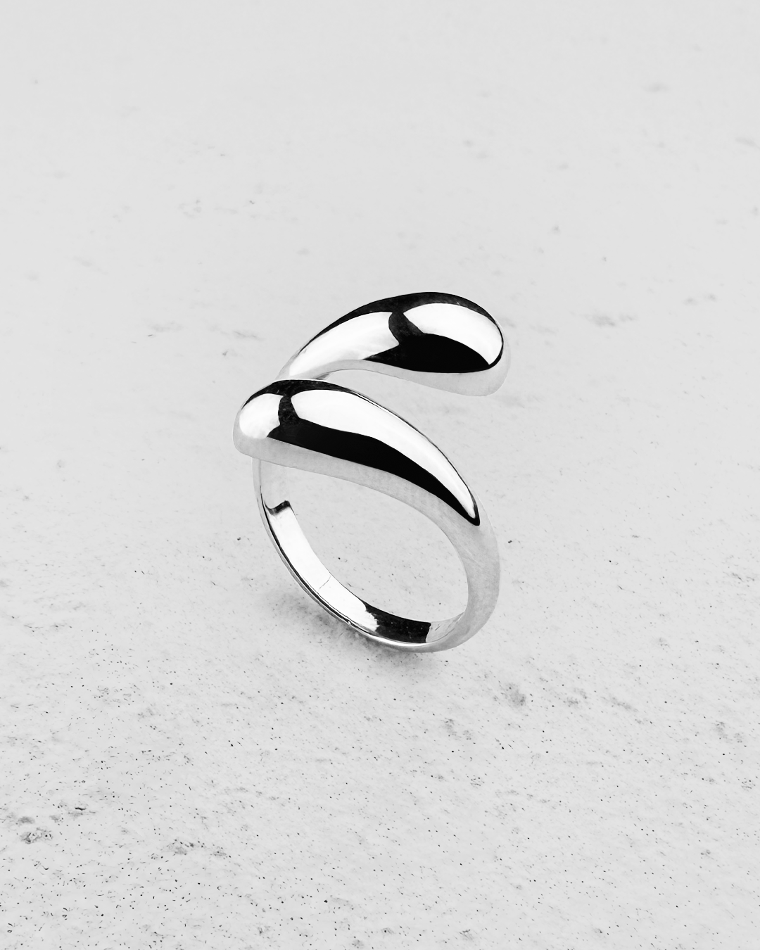Aqua Silver Ring