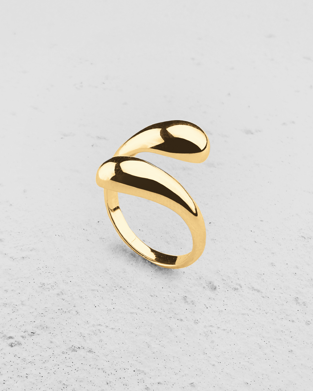Aqua Gold Ring